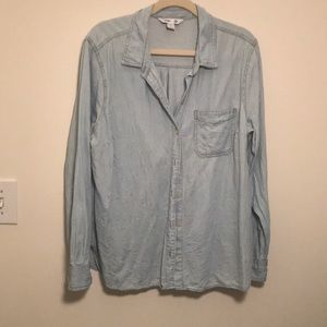 Chambray button up shirt